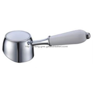 Round Cap Ceramic Holder Sanitary Ware Faucet  Lever