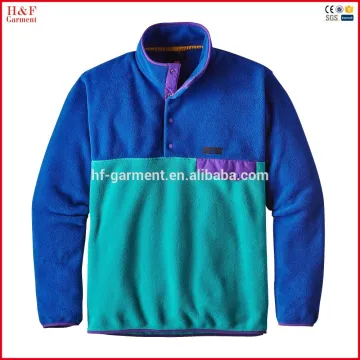2017 european style new style 1/4 zip fleece pullover boys
