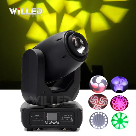 DJ Disco Stage Light LED Prism Gobo Effect Sharpy DMX 150W 3IN1 Beam Spot Wash Moving Head Light for Wedding Events