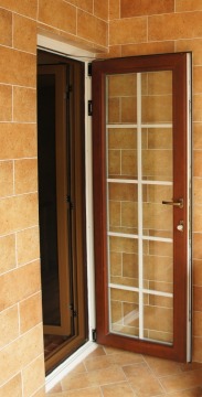 Aluminium Wooden Casement Doors/High quality Casement Door