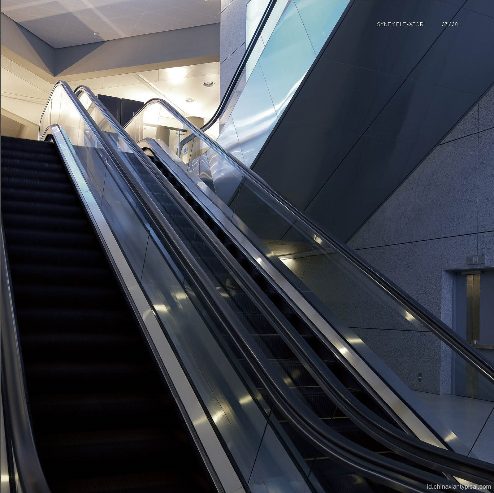 Eskalator Cahaya 600mm untuk Pusat Perbelanjaan