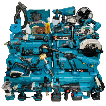 24-Piece Cordless Power Tools Kit: High-Efficiency Lithium-ion Rechargeable Combo Set with Factory OEM Services