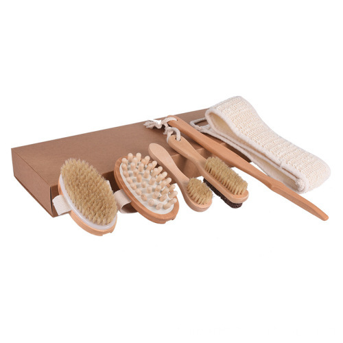 customized wooden bath sets spa shower gift set