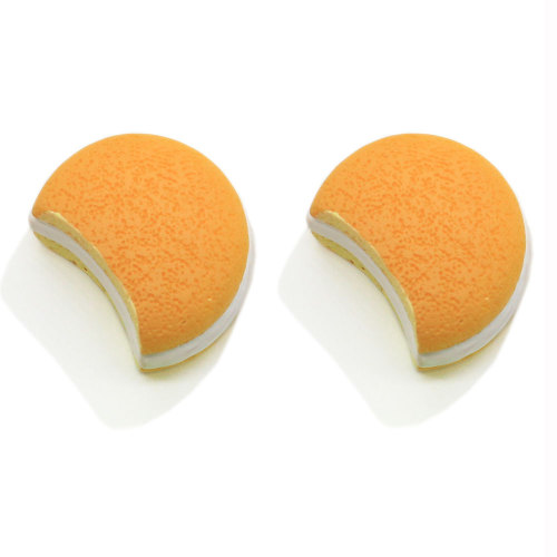 Cute Take a Bite Sweet Cookies Resin Cabochons Υπέροχο αστείο επιδόρπιο Dollhouse Food Crafts για σκουλαρίκια