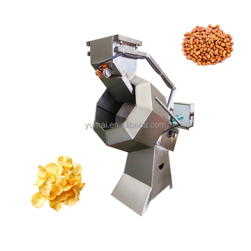Macchina di rivestimento per aroma di popcorn a arachidi ottagonali per uso industriale