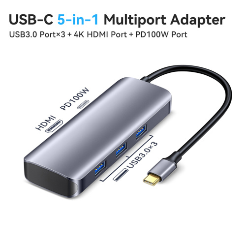 Оптовый USB -тип C Hub Ethernet Adapter Adapter