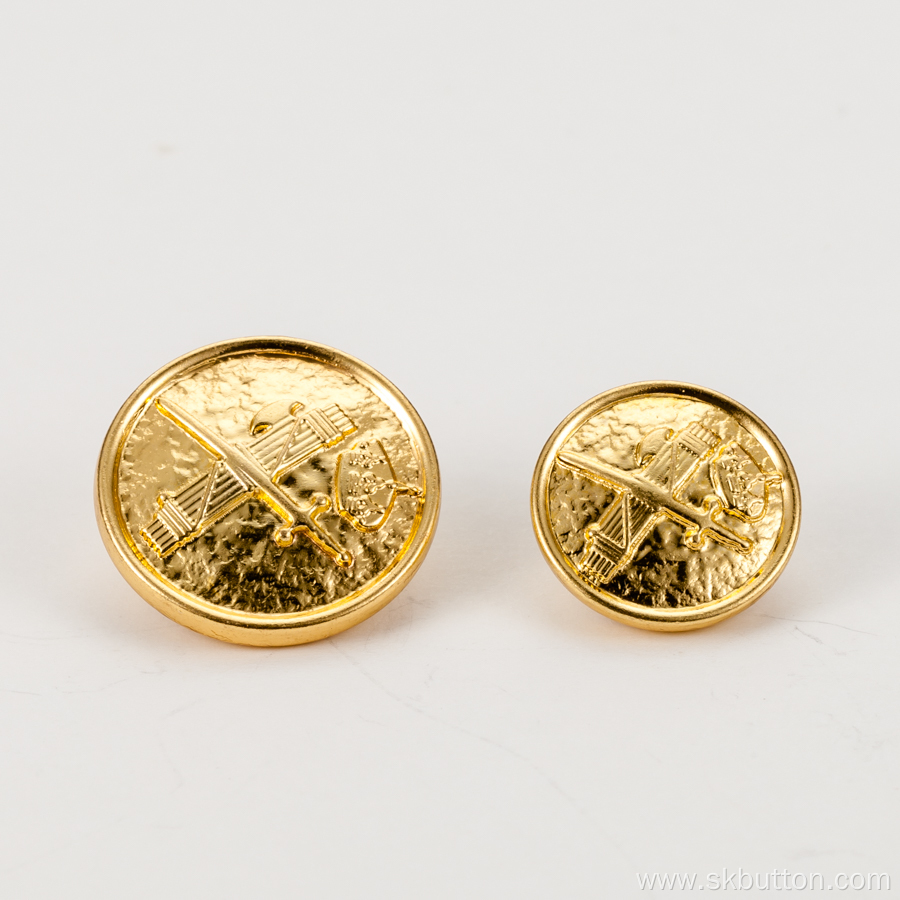 Metal Brass Material Gold Fancy Coats Buttons