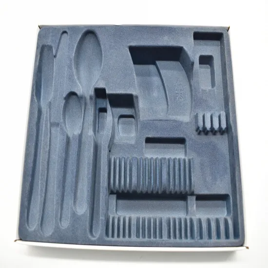 Custom Flocking Tableware Plastic Blister Tray