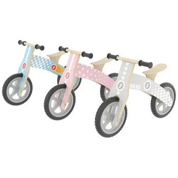 Wooden Balance Bike and Ride-On Car Toys for Kids from China