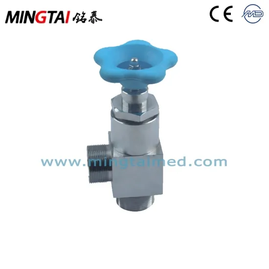 Medical gas manual shut off valve