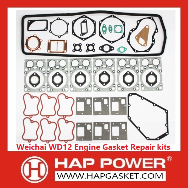 HAP-HD-009 Weichai WD12 Engine Gasket Repair kits Euro2