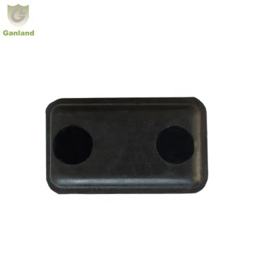 GL-23113 Black Rectangular Rubber Buffer 120x75x87