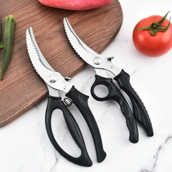 Wholesale Hot Selling Plastic Handle Kitchen Scissors & Poultry Shears