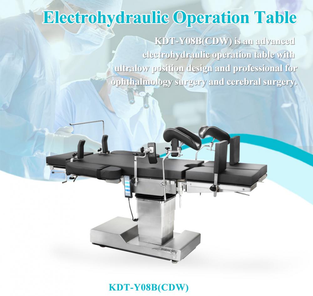 Ultral Low Position 520mm Hydraulic Operation Table