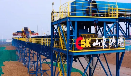 High-Performance Long-Distance Belt Conveyor for Port Bulk Cargo Transport