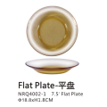 Household Durable Round Flat Plate For Dinner