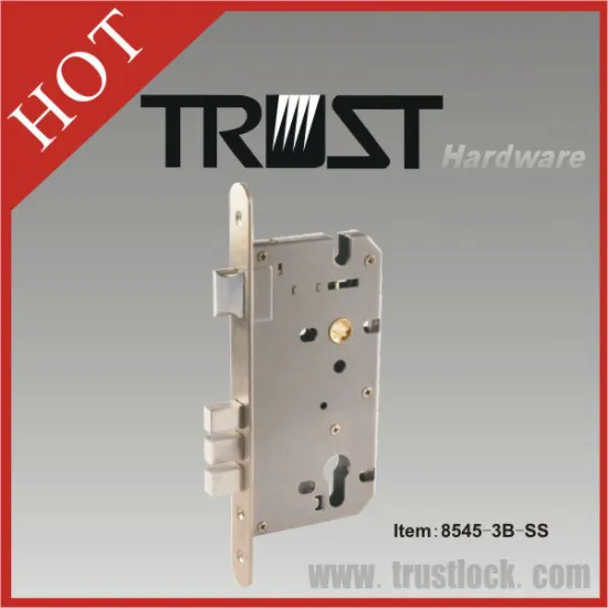 TRUST 45mm backset Square brass bolt mortise Austrulia lock body