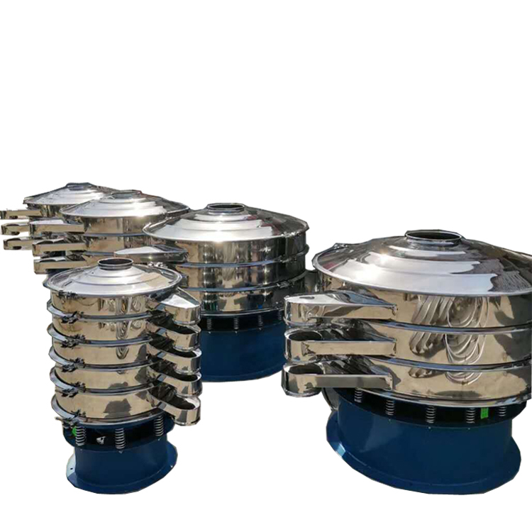 New Industrial Steel Vibrating Screen with Motor & PLC for Bread Processing - 1 Year Warranty