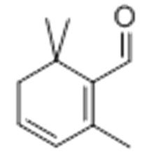 1,3-Cyclohexadiene-1-carboxaldehyde,2,6,6-trimethyl- CAS 116-26-7