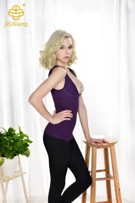 Solid color yoga fitness vest set