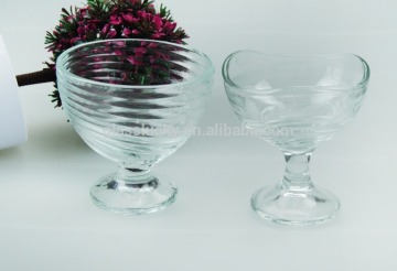 rinking glass Glass Type and LFGB,FDA,CE / EU,SGS Certification ice cream bowl