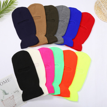 Custom Embroidered Knitted Cycling Balaclava Face Mask