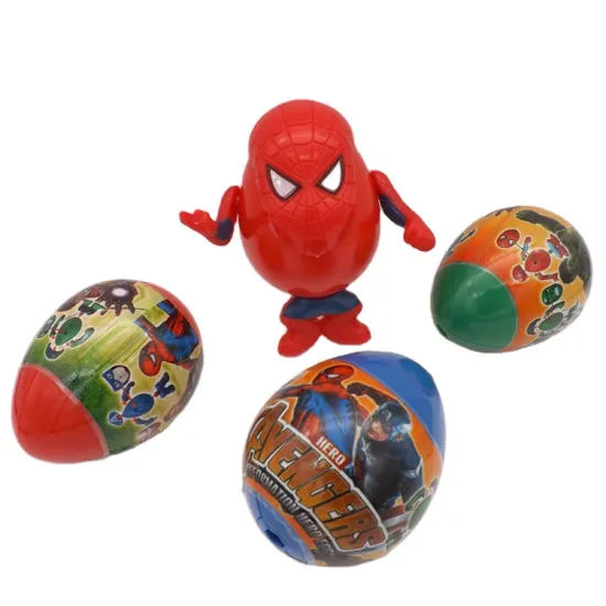 Hot sale plastic toy egg surprise candy for kids