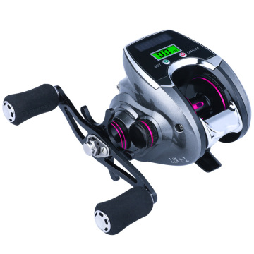 Pengisian USB Tahan Air 18+1 Bantalan Trolling Electric Fishing Reel 8.0: 1 Rasio Gear Reel Casting Logam