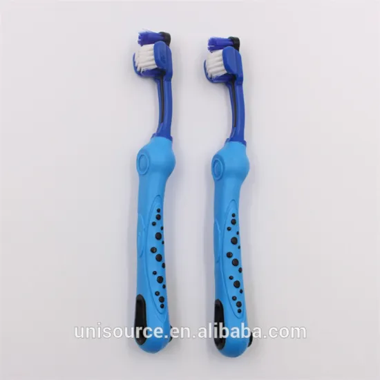Triple Head Big Hand Pet Toothbrush