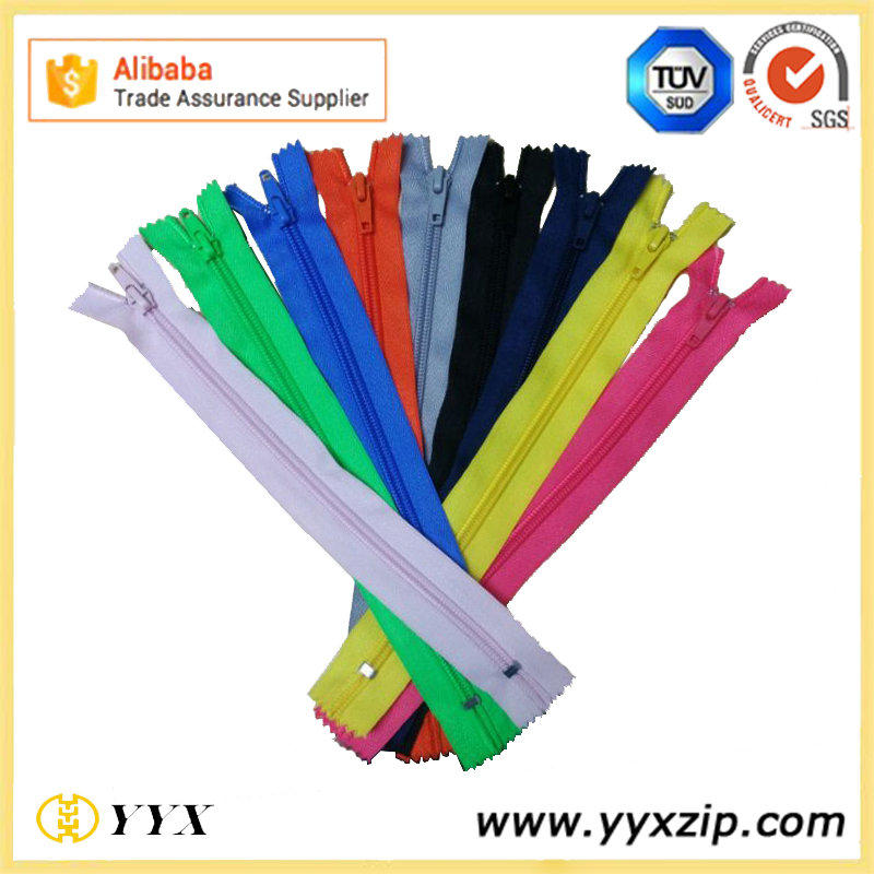 colorful nylon zipper