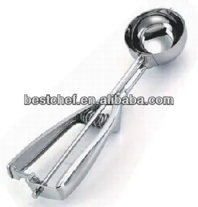 18-10 stainless steel round Ice cream scoop