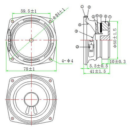 FBS78E-1 78 loudspeaker