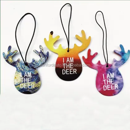 2023 Custom Car Air Freshener Hanging Scent Trees with Ice Logo