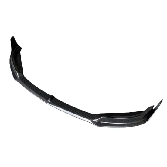 High quality dry carbon fiber front lip spoiler body kit for Tesla Model 3 car exterior V-style