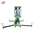 14m Mobile Four Mast Aluminum Alloy Man Lift