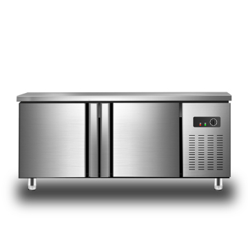 Factory Stainless Steel Workbench with Integrated Chiller and Table Top Freezer