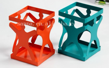 Hangzhou Personal Stationery Funny Metal Pen Holder For Office/School/Home
