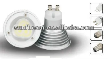New designed GU10 Alluminum 3W LED lamp cup in LED spotlights