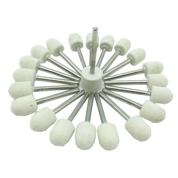 YL 6mm Shank Polishing Wool Felt Bobs for Glass Polishing