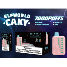 7000 puff elfworld vape15 hương vị châu Âu bán nóng