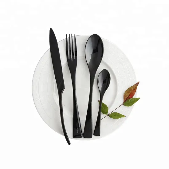 PVD Black Color Stainless Steel Flatware Set
