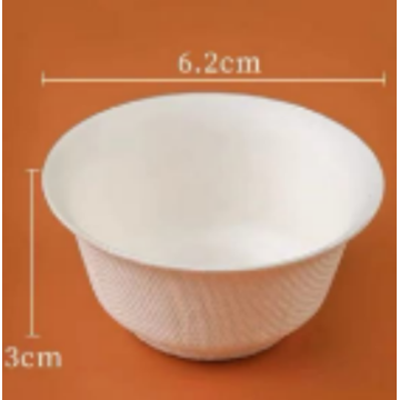 Disposable paper cup for hot soup and drinks