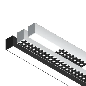 Linear Lighting Fixture Office Ceiling Lights UGR 19 Pendant Light Hlinear L6480-P-E-L1412