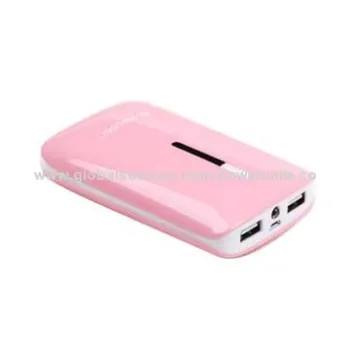 Fashionable Design Dual USB Port Popular Design 6,600mAh Backup Power Bank
