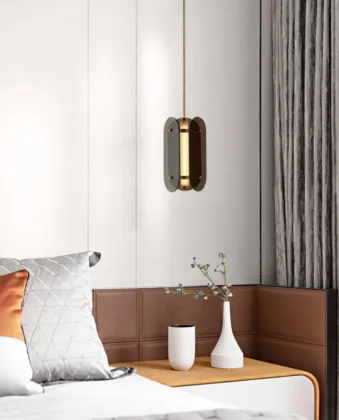 Frosted Glass Arch Pendant 01 by Douglas and Bec