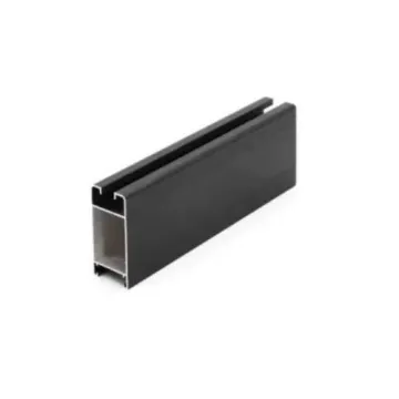 Black Frame Extrusion Casement T5 Aluminum Window Profiles