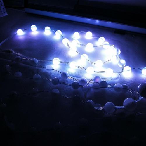 Tampilan Cahaya Peri Bola LED Berwarna-warni untuk Disko