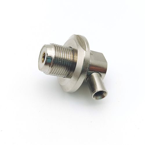 Bulkhead Mount Female SO-239 UHF Coaxial Cable Connector