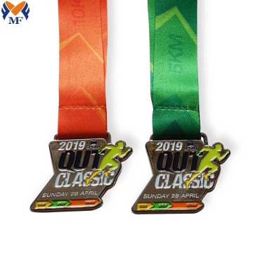 Silber Metal Zink Alloy Award -Medaille