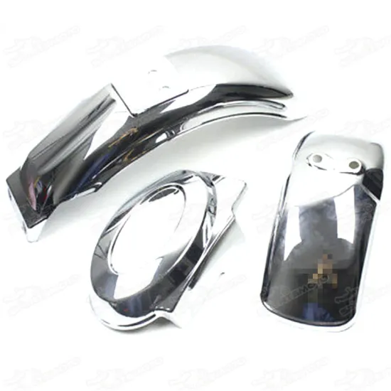 Mini Trail Monkey Bike Front Rear Fender And Battery Cover Mudguard Plastic Kit Fairing